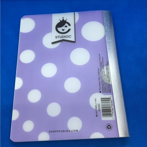 StudioC Purple Polka Dot Composition Book - Picture 2 of 3